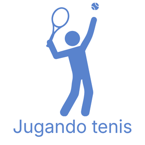 persona jugando tenis