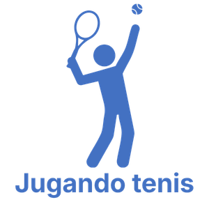 persona jugando tenis